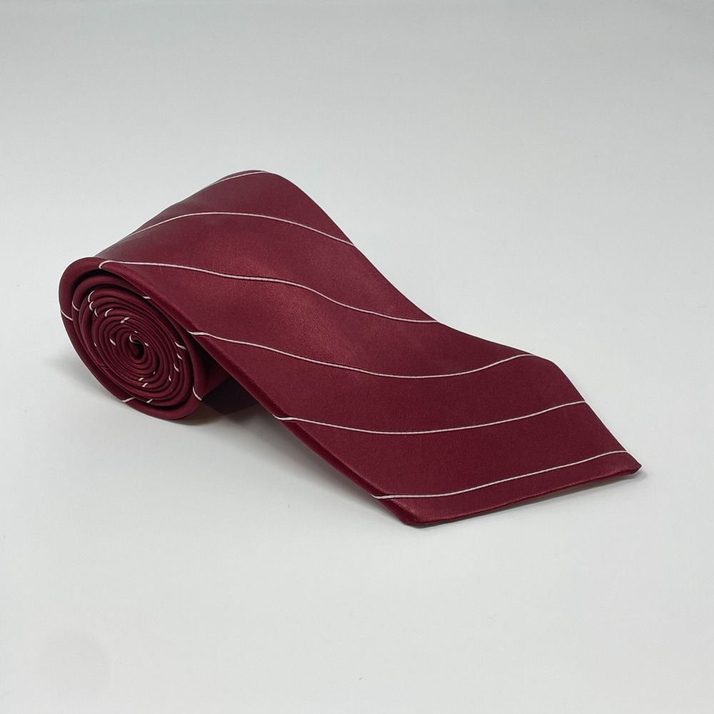Sears The Men's Store Arc de Triomphe Red Striped Vintage Tie Necktie
